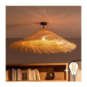 BRILAGI - LED Přisazený lustr CERIA BOHO 1xE27/60W/230V pr. 100 cm černá/béžová BG3989+EG781137 obraz