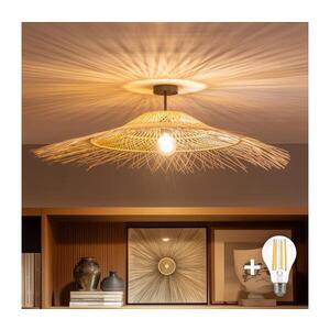 BRILAGI - LED Přisazený lustr CERIA BOHO 1xE27/60W/230V pr. 100 cm černá/béžová BG3989+EG781125 obraz