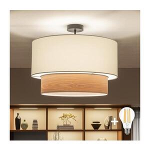 BRILAGI - LED Přisazený lustr CERIA 1xE27/60W/230V pr. 50 cm černá/bílá/béžová BG3989+EG781089 obraz