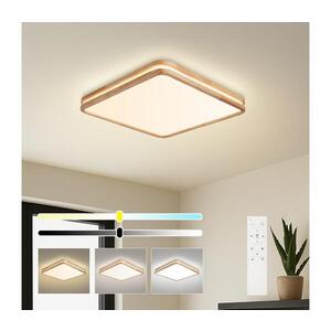 BRILAGI - LED Stmív. svítidlo MOLINA SQUARE LED/80W/230V dub 60x60 cm + DO BRI892 obraz