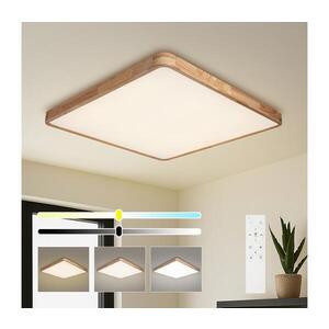 BRILAGI - LED Stmív. svítidlo WOODLINE SQUARE LED/100W/230V dub 80x80 cm + DO BRI902 obraz