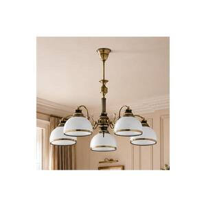 BRILAGI - Lustr na tyči TAURUS 5xE27/15W/230V pr. 70 cm bronz 2160 obraz
