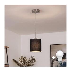 BRILAGI - LED Lustr na lanku NUBILA 1xE27/60W/230V pr. 14 cm černá EG32515+BG1581 obraz