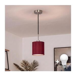 BRILAGI-LED Lustr na lanku NUBILA 1xE27/60W/230V pr.14cm černá/pompejská červená EG32517+BG1579 obraz