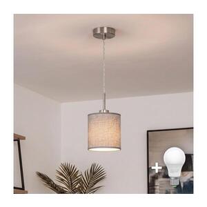 BRILAGI - LED Lustr na lanku NUBILA 1xE27/60W/230V pr. 14 cm šedá EG32515+BG1582 obraz
