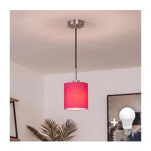 BRILAGI - LED Lustr na lanku NUBILA 1xE27/60W/230V pr. 14 cm černá/růžová EG32517+BG1577 obraz