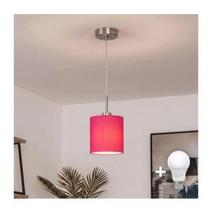 BRILAGI - LED Lustr na lanku NUBILA 1xE27/60W/230V pr. 14 cm růžová EG32515+BG1577 obraz