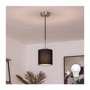 BRILAGI - LED Lustr na lanku NUBILA 1xE27/60W/230V pr. 14 cm černá EG32517+BG1581 obraz