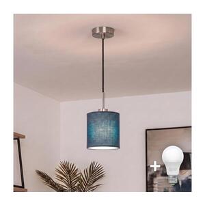 BRILAGI - LED Lustr na lanku NUBILA 1xE27/60W/230V pr. 14 cm černá/tmavě modrá EG32517+BG1575 obraz