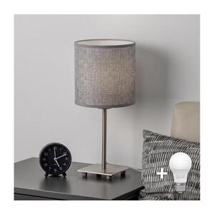 BRILAGI - LED Stolní lampa NUBILA 1xE27/60W/230V šedá EG32509+BG1582 obraz