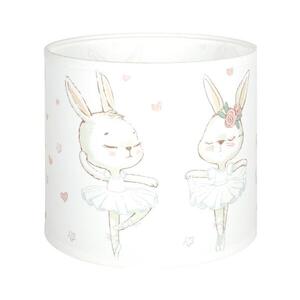 BRILAGI - Stínidlo univerzální BOBO E27 pr. 15 cm bílá/králíčci 757441 obraz