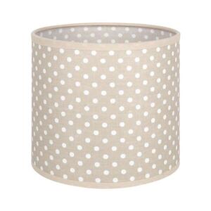 BRILAGI - Stínidlo univerzální BOBO E27 pr. 15 cm béžová/puntíky 757458 obraz