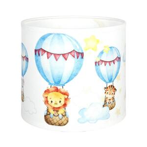 BRILAGI - Stínidlo univerzální BOBO E27 pr. 15 cm bílá/zvířátka 757472 obraz