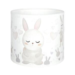 BRILAGI - Stínidlo univerzální BOBO E27 pr. 15 cm bílá/králíčci 757489 obraz
