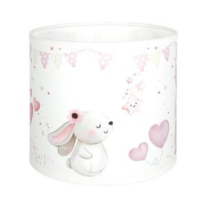 BRILAGI - Stínidlo univerzální BOBO E27 pr. 15 cm krémová/králíčci 757533 obraz