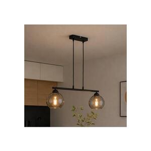 BRILAGI - Lustr na lanku DIOR 2xE27/60W/230V černá/kouřová šedá 59-007B obraz