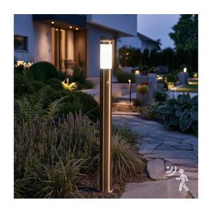 BRILAGI - Venkovní lampa se senzorem ELIA 1xE27/20W/230V IP44 100 cm chrom GD-ELR100-91 obraz