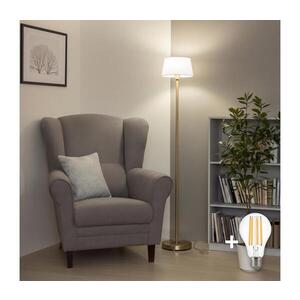 BRILAGI - LED Stojací lampa CERIA 1xE27/20W/230V pr. 30 cm bílá/zlatá SA2189+EG781035 obraz
