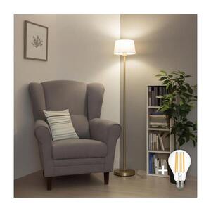 BRILAGI - LED Stojací lampa CERIA 1xE27/20W/230V pr. 25 cm šedá/zlatá SA2189+EG781033 obraz