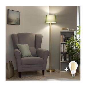 BRILAGI - LED Stojací lampa CERIA 1xE27/20W/230V pr. 30 cm zelená/zlatá SA2189+EG781039 obraz