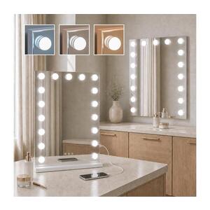 BRILAGI - LED Stmívatelné make-up zrcadlo HOLLYWOOD LED/15W/230V 55x70 cm bílá FG-M2-WS40-5570-WHT obraz