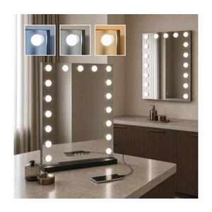 BRILAGI - LED Stmívatelné make-up zrcadlo HOLLYWOOD LED/15W/230V 55x70 cm černá FG-M2-WS40-5570-BLK obraz