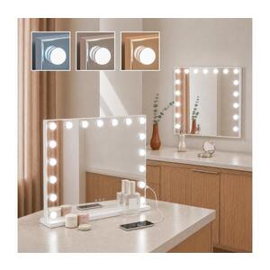 BRILAGI - LED Stmívatelné make-up zrcadlo HOLLYWOOD LED/15W/230V 60x50 cm bílá FG-M6-WD11-6050-WHT obraz