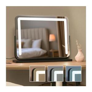 BRILAGI -LED Stmívatelné make-up zrcadlo CALIFORNIA LED/22W/230V 58x43 cm černá FG-M6-WD18-5843-BLK obraz