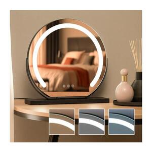 BRILAGI - LED Stmívatelné make-up zrcadlo CALIFORNIA LED/14W/230V 44x40 cm černá FG-M6-WD19-BLK obraz