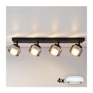BRILAGI -LED RGB Stm. bod. sv. AURA LUX 4xGX53/14W/230V Wi-Fi Tuya černá/kouřová BG3453+4xIM1490 obraz