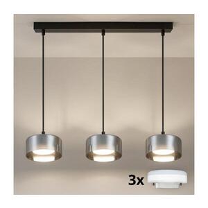 BRILAGI - LED RGB Stm. lustr AURA LUX 3xGX53/14W/230V Wi-Fi Tuya černá/kouřová BG3463+3xIM1490 obraz