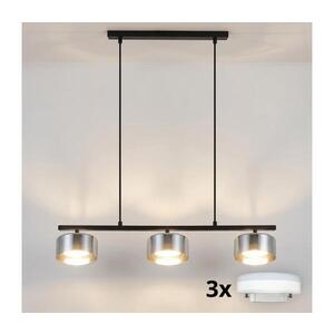 BRILAGI - LED RGB Stm. lustr AURA LUX 3xGX53/14W/230V Wi-Fi Tuya černá/kouřová BG3465+3xIM1490 obraz