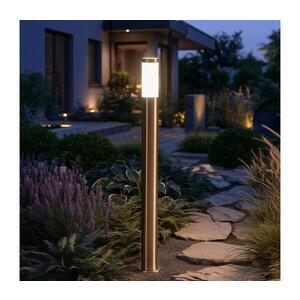 BRILAGI - LED Venkovní lampa ELIA 1xE27/7W/230V 4000K IP44 100 cm chrom BG5750+BG0216 obraz