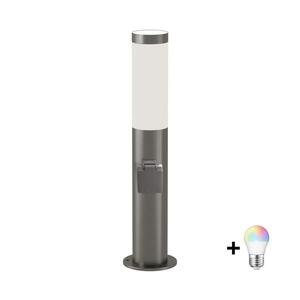 BRILAGI-LED RGBW Ven lampa se zás ELIA 1xE27/6, 5W/230V 2700-6500K IP44 50cm chr. BG5749+AI0818 obraz