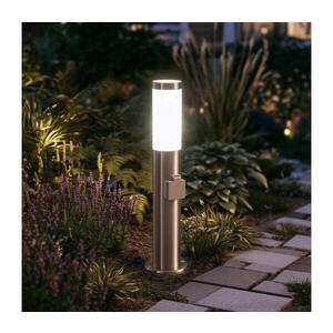 BRILAGI - LED Venkovní lampa se zás ELIA 1xE27/7W/230V 4000K IP44 50 cm chrom BG5749+BG0216 obraz