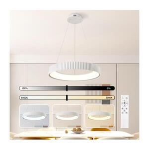 BRILAGI - LED Stmívatelný lustr FALCON MODERN LED/54W/230V pr. 60 cm bílá + DO BRI969 obraz