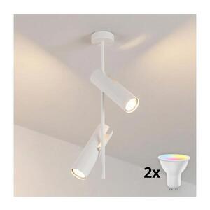 BRILAGI - LED RGBW Stmívatelný lustr na tyči BRANCH 2xGU10/6, 5W/230V bílá BG5257+2xAI0589 obraz