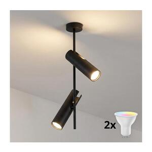 BRILAGI - LED RGBW Stmívatelný lustr na tyči BRANCH 2xGU10/6, 5W/230V černá BG5256+2xAI0589 obraz