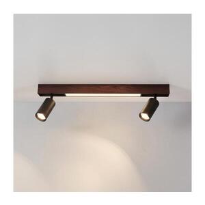 BRILAGI - LED Bodové svítidlo SELE 2xGU10/30W/230V + LED/15W černá/dekor dubu WO-LEDSELE60-08-OEM obraz