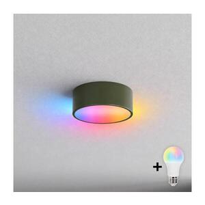 BRILAGI - LED RGBW Stropní svítidlo CLARE 1xE27/12W/230V pr. 20 cm khaki BG5228+AI0579 obraz