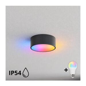 BRILAGI - LED RGBW Koup stropní sv CLARE 1xE27/12W/230V pr. 20 cm antracit IP54 BG5218+AI0579 obraz