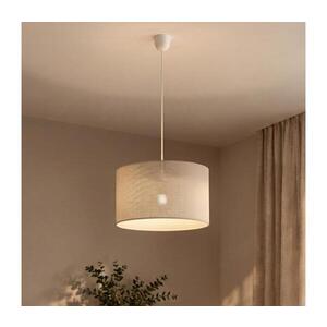 Lustr na lanku SIRJA PLISADO 1xE27/15W/230V pr. 35 cm krémová LM-1.335/KREM obraz