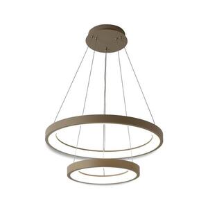 BRILAGI - LED Stm lustr na lanku FALCON SLIM LED/68W/230V pr. 50 cm béžová + DO BRDX1330-2/BG obraz