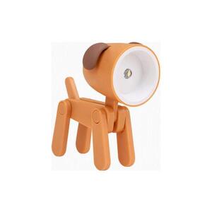 Bohemia-Design LED Stolní lampa LED/0, 06W/3xLR41 pes oranžová DOG-O obraz