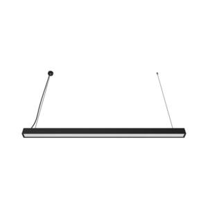 SmartLED LED Lustr na lanku/přisazený LED/44W/230V 4000K 120 cm černá 5150 obraz