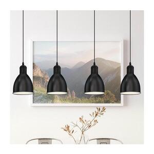 Eglo 55244 - Lustr na lanku PRIDDY 4xE27/60W/230V černá 55244 obraz