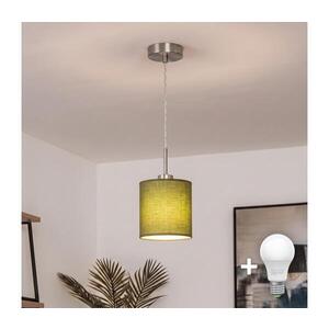 BRILAGI - LED Lustr na lanku NUBILA 1xE27/60W/230V pr. 14 cm zelená EG32515+BG1576 obraz
