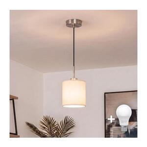 BRILAGI - LED Lustr na lanku NUBILA 1xE27/60W/230V pr. 14 cm černá/krémová EG32517+BG1585 obraz
