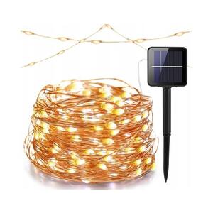 SmartLED LED Solární dekorační řetěz 100xLED/1, 2V 800 mAh 7 m IP44 černá 7223 obraz