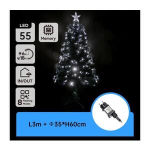 B.V. - LED Venkovní vánoční stromek LED/3, 6W/230V 60 cm IP44 studená bílá B10303K6Q obraz